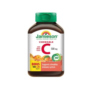 JAMIESON Vitamín C 500 mg broskev 120 tablet