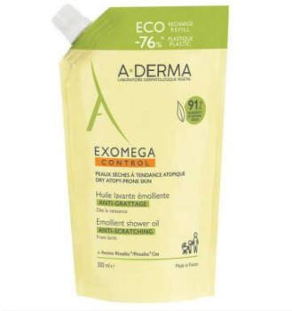 A-DERMA Exomega CONTROL Sprch.olej 500ml ECO náplň