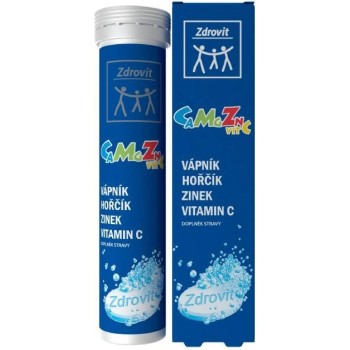 Zdrovit CaMgZn+Vitamin C 20 šumivých tablet