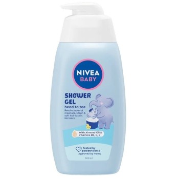 Nivea Baby Shower gel tělo a vlásky 500ml