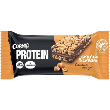 CORNY PROTEIN Crunch & Cream Karamel-Nugát 35g