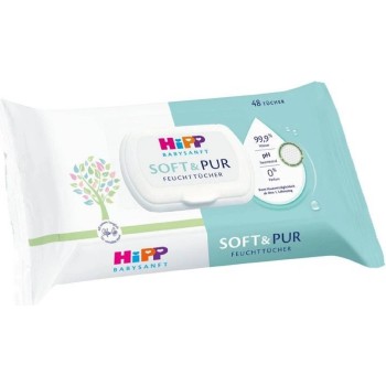 HiPP BabySanft Soft & Pur vlhčené ubrousky 48ks