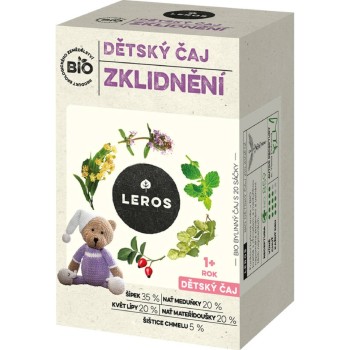 LEROS dětský čaj zklidnění 1+r BIO 20x1.8g