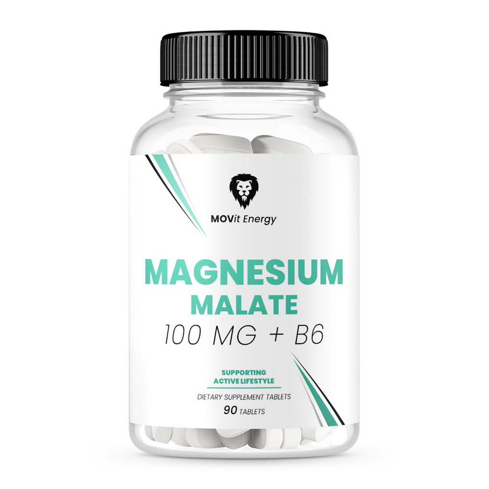 MOVit Magnesium Malate 100mg + B6 tbl.90 EUC Lékárna