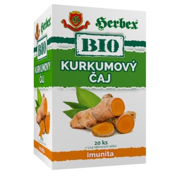 Herbex Bio Kurkumový čaj 20x1.5g