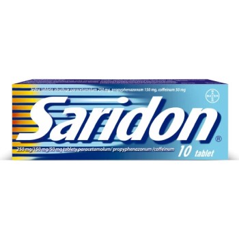 Saridon 250mg/150mg/50mg tbl.nob.10