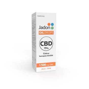 Jadon OIL DROPS konopný destilát CBD 15% 10ml