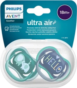 Philips AVENT Šidít.Ultra air 18m+ chlap./obr.2ks