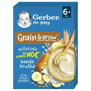 Gerber Ml.kaše na dobrou noc hruška banán 200g 6M+