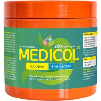 Medicol vláknina/živé kultury 180g