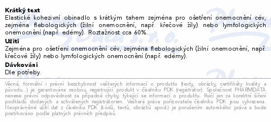 Informace o produktu:<br> Obinadlo elast.kohez.Rosidal haft 12cmx5m 1ks