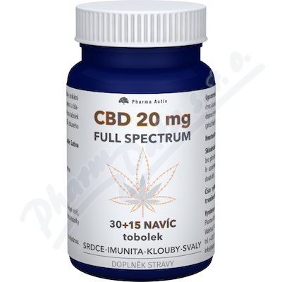 CBD 20mg Full Spectrum tob.30+15